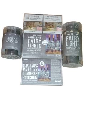 Lot Of Led Fairy Lights-LED Bottle Cork Fairy Lights - Warm White - 6 Packs